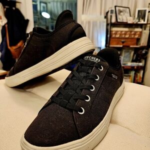 Skechers Women's Black Canvas Athletic Shoes